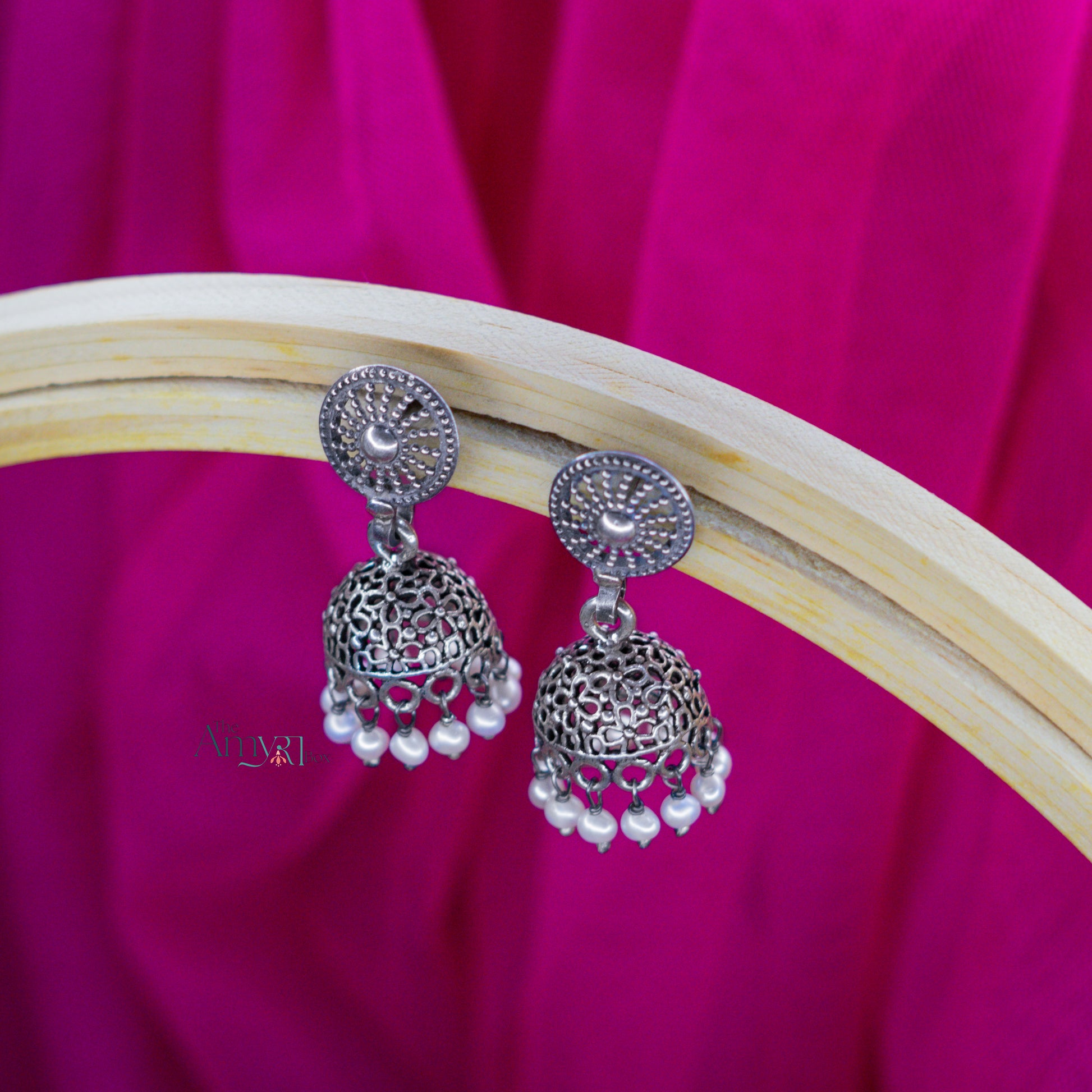 Lattice Jhumka - The Amyra Box