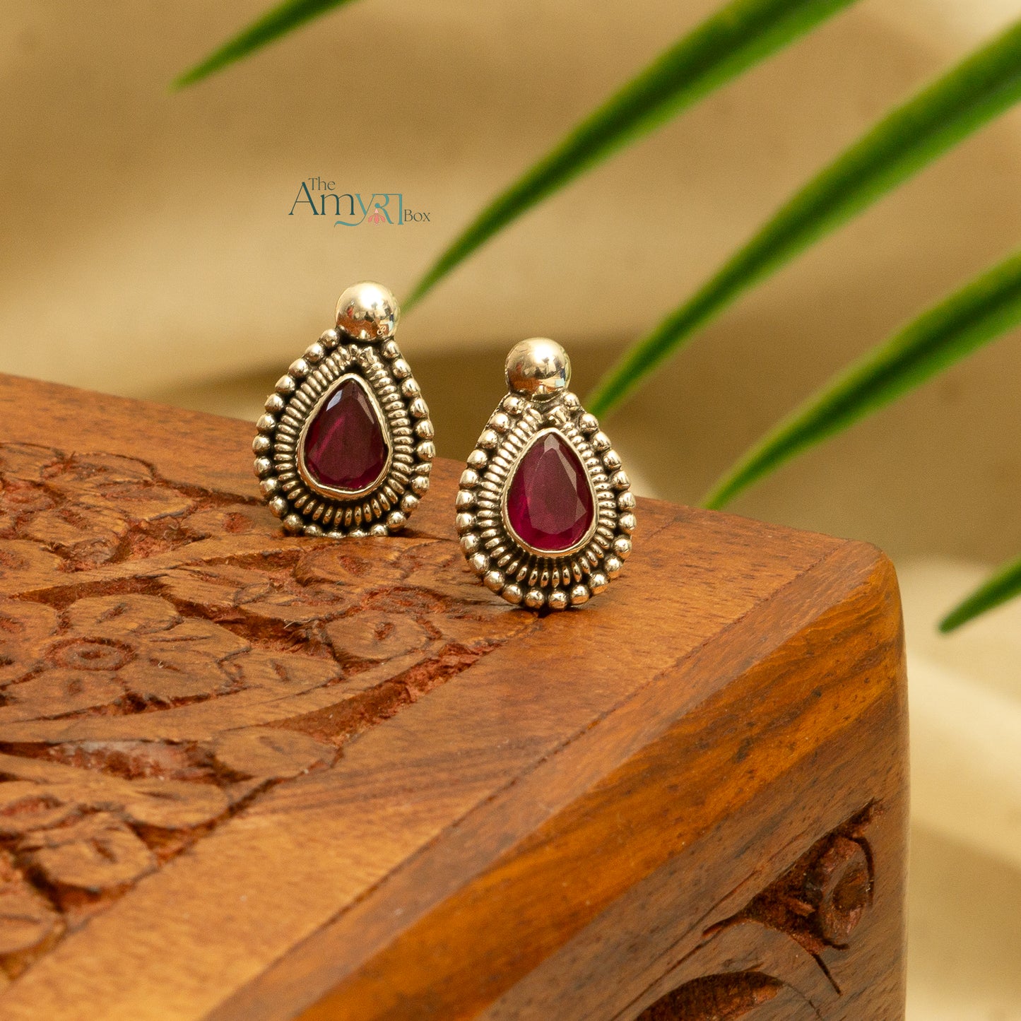 Baarish Stone Studs