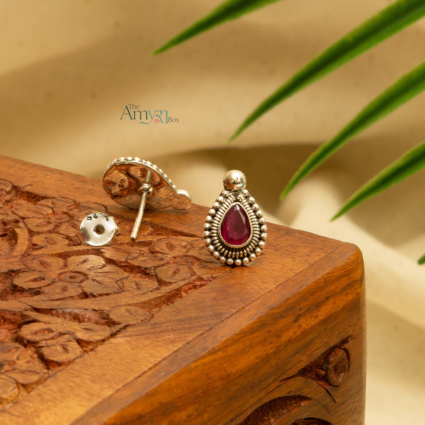 Baarish Stone Studs