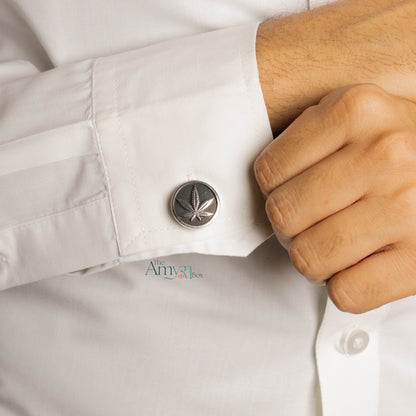 Mariuana Cufflink