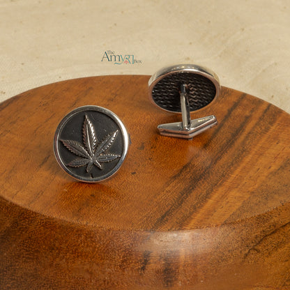 Mariuana Cufflink