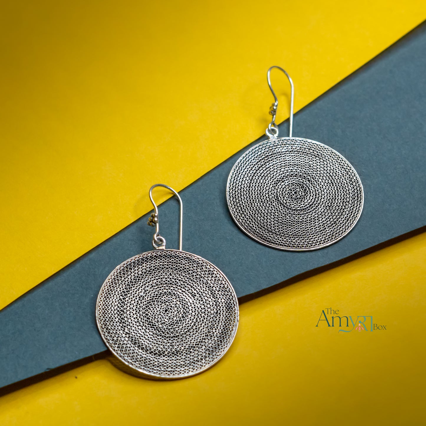 Circular Coil Earrings - The Amyra Box